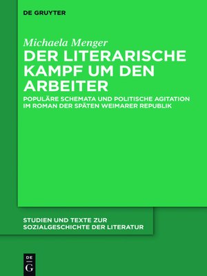 cover image of Der literarische Kampf um den Arbeiter